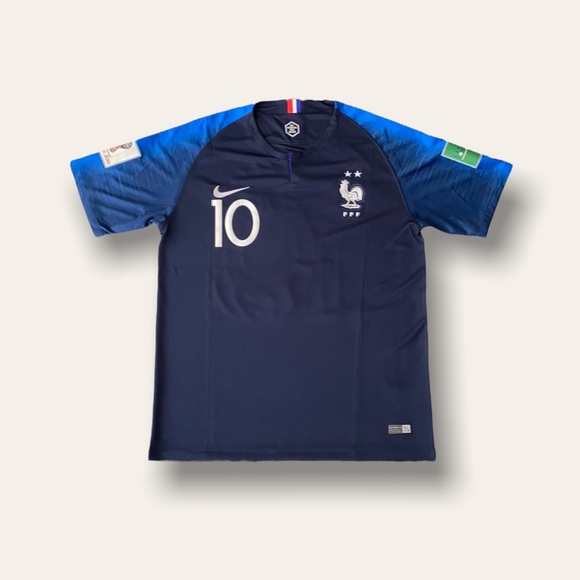 Nike Other - Kylian Mbappé #10 France 2018 World Cup Home Jersey Size Large